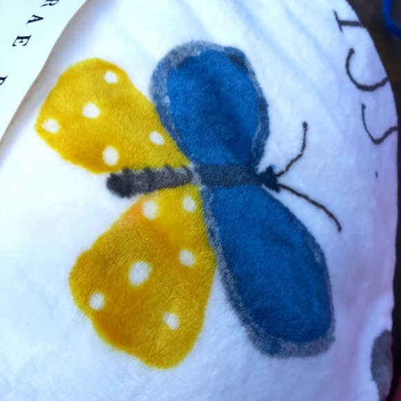 Rae Dunn "Bliss" Soft Plush Throw NWT - Picture 5 of 6